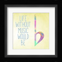 Watercolor Music III Fine Art Print