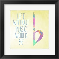 Watercolor Music III Fine Art Print