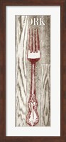 Fork & Spoon on Wood I Fine Art Print