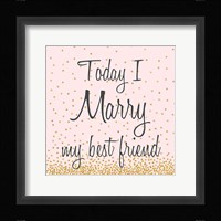 Marry Hearts II Framed Print