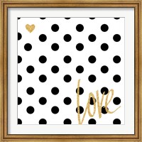 Love with Dots Fine Art Print