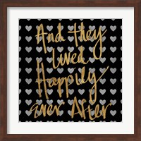 Happily Ever After Pattern Fine Art Print