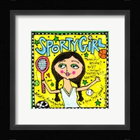 Sporty Girl Fine Art Print