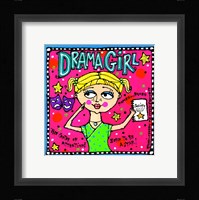 Drama Girl Fine Art Print