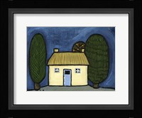 Cottage with Blue Door Fine Art Print