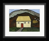 Cottage with Red Door Fine Art Print
