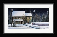 Winter Cottage Fine Art Print