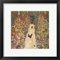 Garden Path with Chickens, 1916 Fine Art Print