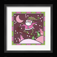 Santa Snowboard 1 Fine Art Print