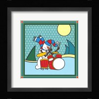 Coalman The Snowman Drums 1 Framed Print