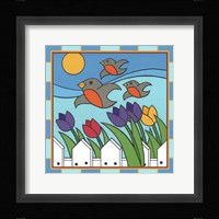 Tulips 3 With Melody The Songbird Fine Art Print