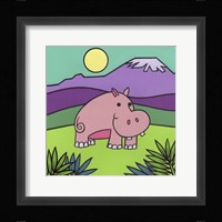Hippopotamus Framed Print