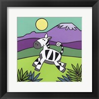 Zebra Framed Print