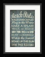Beach Rules Fine Art Print