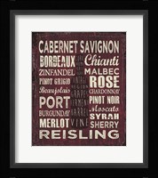 Wine Sign III Fine Art Print