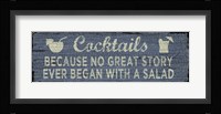 Cocktail Sign I Fine Art Print