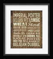 Craft Beer Sign II Fine Art Print