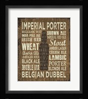 Craft Beer Sign III Fine Art Print