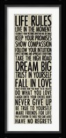 Life Rules Fine Art Print