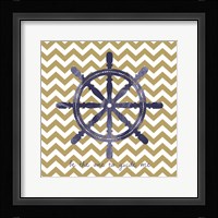 Ship Wheel 2 Framed Print