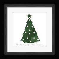White Christmas Framed Print