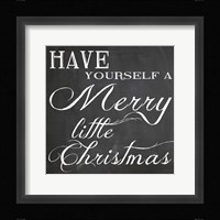 Christmas Chalk 6 Fine Art Print