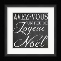 Christmas Chalk 6 French Fine Art Print