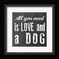 All You Need Framed Print