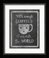 Rule Coffee Framed Print
