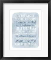 Boy Night Born Fine Art Print