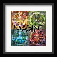 Imagine Framed Print