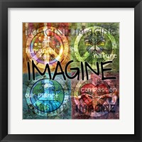 Imagine Framed Print