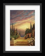 Patio Il Tramonto Fine Art Print