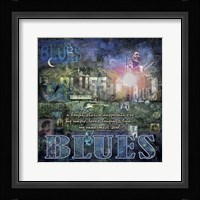 The Blues Framed Print
