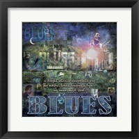 The Blues Framed Print