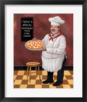Pizza Chef Master Fine Art Print