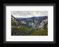 Mountains With Eagle Fine Art Print