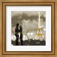 A Date in Paris (BW, detail) Fine Art Print