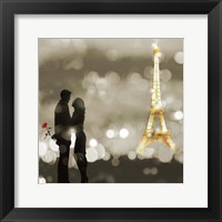 A Date in Paris (BW, detail) Fine Art Print