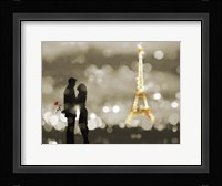 A Date in Paris (BW) Fine Art Print