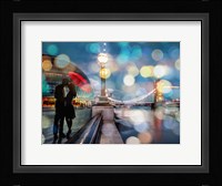 Kissing in London (detail) Fine Art Print