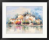 Borgo sul lago Fine Art Print