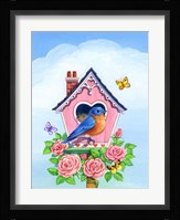Bluebird Valentine Framed Print
