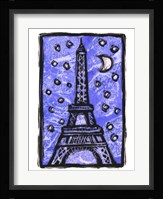 Eiffel Tower Moon Fine Art Print