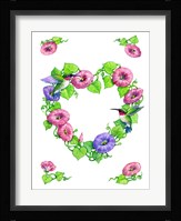 Hummingbird Wreath Fine Art Print