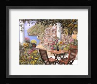 Due Bicchieri a Positano Fine Art Print