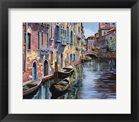 Venezia in Rosa Framed Print