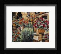 I Gerani Sulla Scala Fine Art Print