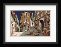 Due Strade al Mattino Fine Art Print