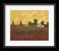 I Paveri e L'Estate Calda Fine Art Print